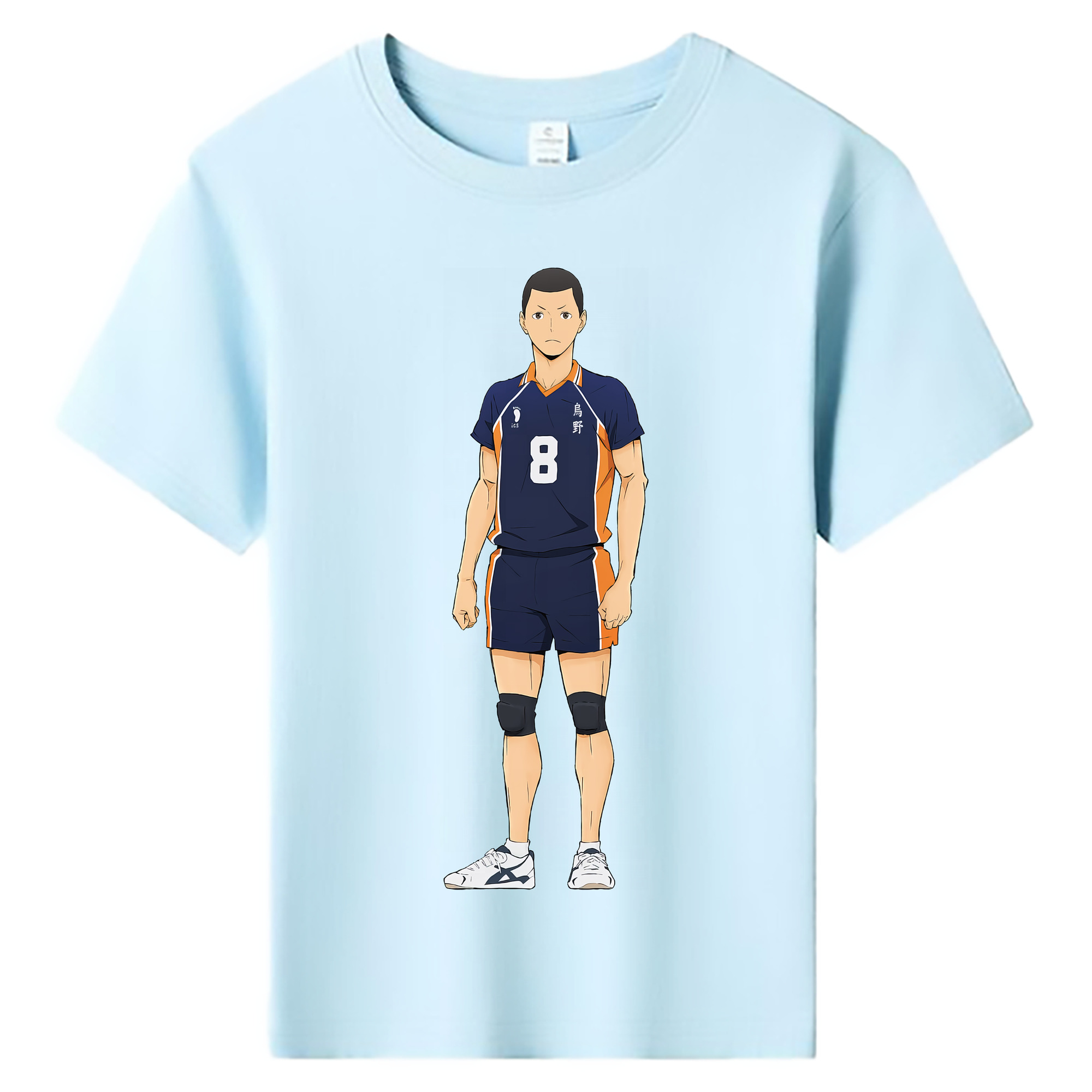 （画像用） ハイキュー!! Haikyu!! 綿100％キッズTシャツ（フロントプリント）